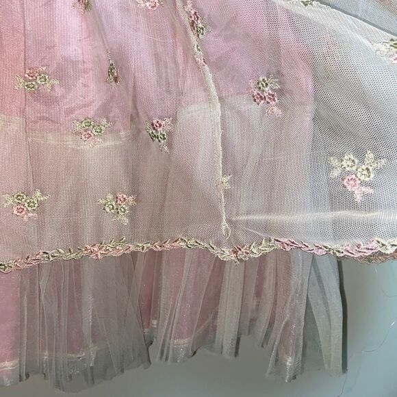 VTG,CREACIONES SARAHI EMBROIDERY GIRLS DRESS SIZE 8 - Picture 6 of 16